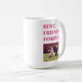 フレンド最高のBFFベスティー写真 コーヒーマグカップ (正面右)