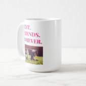 フレンド最高のBFFベスティー写真 コーヒーマグカップ (正面左)