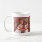 フレンド最高傑作オブ自然引用文BFFカワイト写真 コーヒーマグカップ (左)