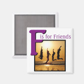 フレンド用F マグネット (正面/裏面)