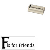 フレンド用F ラバースタンプ (押印)