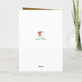 フレンド誕生日そんな賛美のアライグマかわいい カード (裏面)