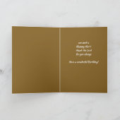 フレンド誕生日そんな賛美のアライグマかわいい カード (内部)