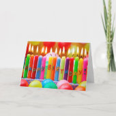 フレンド誕生日カードの個人用メッセージ カード (正面)