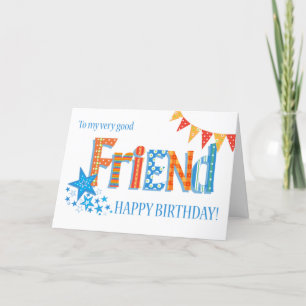 フレンド誕生日ブライトバンティングとスターズカード シーズンカード