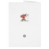 フレンド誕生日ユーモア引用文ウィンクキャットおもしろい (裏面)