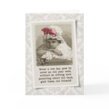 フレンド誕生日-ヴィンテージガールインボネ