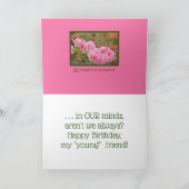 フレンド誕生日「春より若い…/フローラ カード (内部)