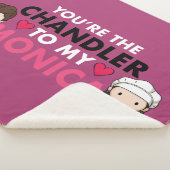 フレンド™ あなたはチャンドラーがモニカに シェルパブランケット (3/4)