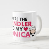 フレンド™ あなたはチャンドラーがモニカに ジャンボコーヒーマグカップ (正面右)