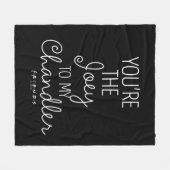 フレンド™ あなたは、チャンドラーにジョーイ フリースブランケット (正面(横))