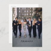 フレンド™ |カップルフォーマル衣服 インビテーションポストカード (正面/裏面)