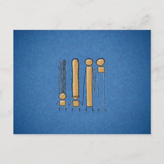 フレンド（カラー2） ポストカード (正面)