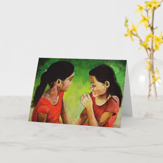 フレンド カード (黄色い花)