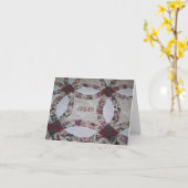 フレンド/キルト カード (黄色い花)