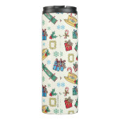 フレンド™ |クリスマスアイコンパターン タンブラー (裏面)