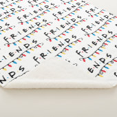 フレンド™ |クリスマスライトロゴ シェルパブランケット (3/4)