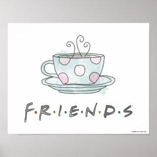 フレンド™ コーヒーマグカップ水色 ポスター