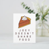 フレンド™ |ジョーイは共有 インビテーションポストカード (スタンド正面)