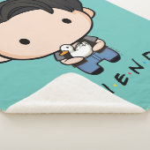 フレンド™ |ジョーイチビ（小さくかわいく書いた感じ） シェルパブランケット (3/4)