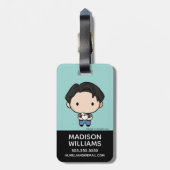 フレンド™ |ジョーイチビ（小さくかわいく書いた感じ） ラゲッジタグ (裏面縦)