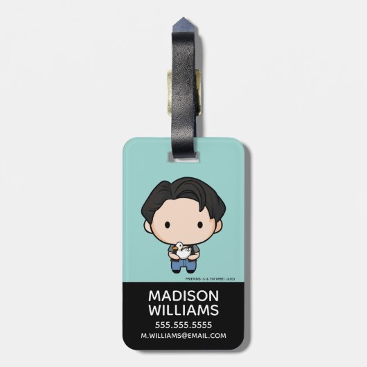 フレンド™ |ジョーイチビ（小さくかわいく書いた感じ） ラゲッジタグ (裏面縦)