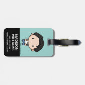 フレンド™ |ジョーイチビ（小さくかわいく書いた感じ） ラゲッジタグ (裏面横)