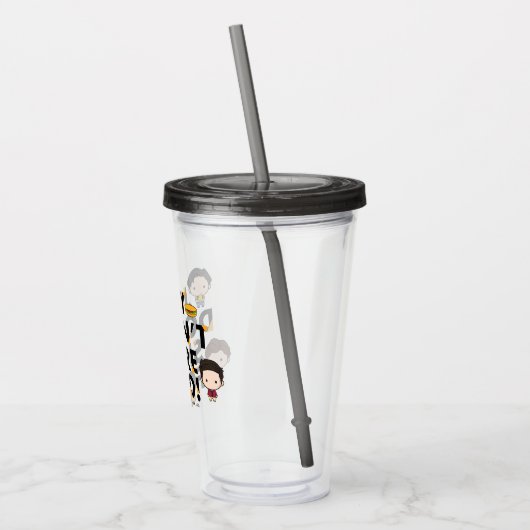 フレンド™ |ジョーイ共有チビ（小さくかわいく書いた感じ） アクリルタンブラー (左)