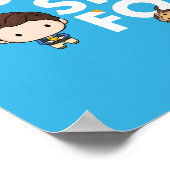 フレンド™ |ジョーイ共有チビ（小さくかわいく書いた感じ） ポスター (角)