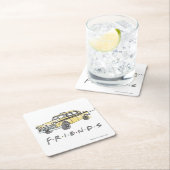 フレンド™ |タクシー スクエアペーパーコースター (インサイチュ)