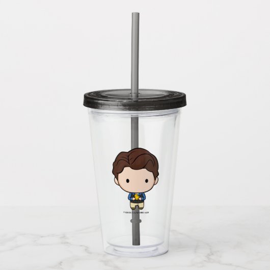 フレンド™ |チャンドラーチビ（小さくかわいく書いた感じ） アクリルタンブラー (正面)