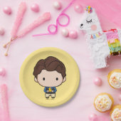 フレンド™ |チャンドラーチビ（小さくかわいく書いた感じ） ペーパープレート (パーティー)