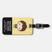 フレンド™ |チャンドラーチビ(小さくかわいく書いた感じ) ラゲッジタグ (正面横)