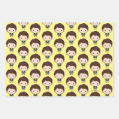 フレンド™ |チャンドラーチビ（小さくかわいく書いた感じ） ラッピングペーパーシート (正面3)