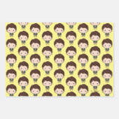 フレンド™ |チャンドラーチビ（小さくかわいく書いた感じ） ラッピングペーパーシート (正面)