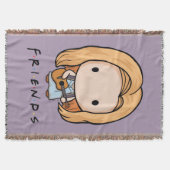 フレンド™ |フォエベチビ（小さくかわいく書いた感じ） スローブランケット (正面)