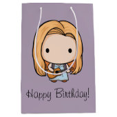 フレンド™ |フォエベチビ（小さくかわいく書いた感じ） ミディアムペーパーバッグ (正面)