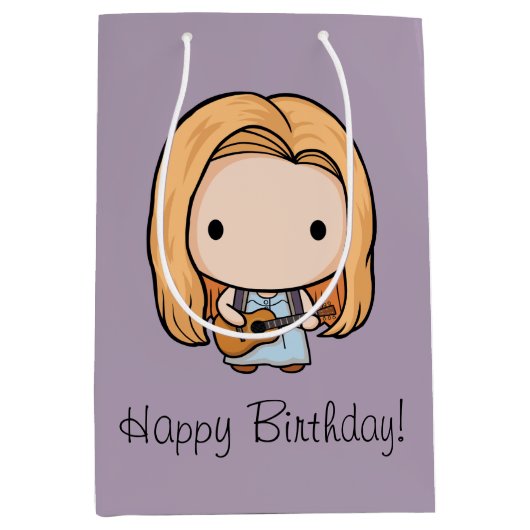 フレンド™ |フォエベチビ（小さくかわいく書いた感じ） ミディアムペーパーバッグ (正面)