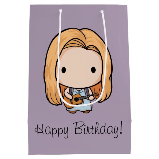 フレンド™ |フォエベチビ（小さくかわいく書いた感じ） ミディアムペーパーバッグ (裏面)