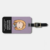 フレンド™ |フォエベチビ（小さくかわいく書いた感じ） ラゲッジタグ (正面横)