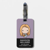 フレンド™ |フォエベチビ（小さくかわいく書いた感じ） ラゲッジタグ (裏面縦)