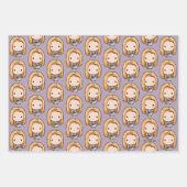 フレンド™ |フォエベチビ（小さくかわいく書いた感じ） ラッピングペーパーシート (正面3)