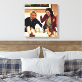 フレンド™ |フォエベ&モニカWaxing Legs キャンバスプリント (インサイチュ (寝室))