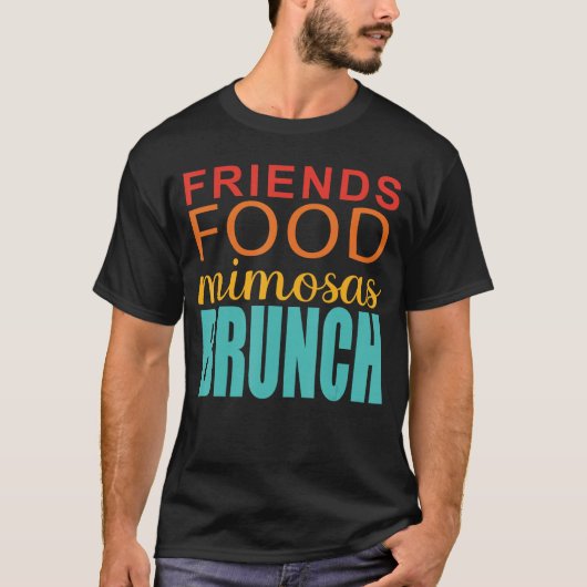 フレンド フード ミモザ ブランチ ヴィンテージ Tシャツ (正面)