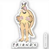 フレンド™ |ホリデーアルマジロ シール (正面)