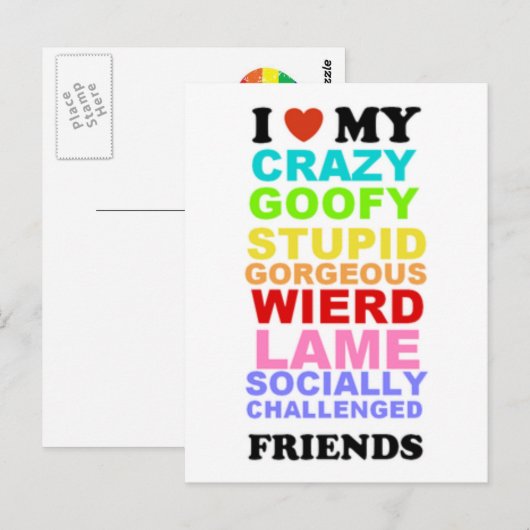 フレンド ポストカード (正面/裏面)