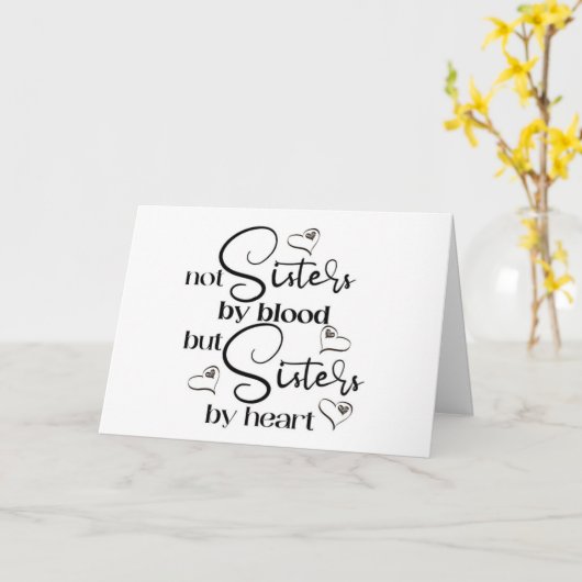 フレンド&マイシスターバイフォーエバーハート誕生日 カード (黄色い花)