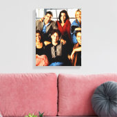 フレンド™ |モニカのアパートに座ってキャスト キャンバスプリント (インサイチュ (リビング))