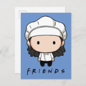 フレンド™ |モニカチビ（小さくかわいく書いた感じ） インビテーションポストカード (正面/裏面)