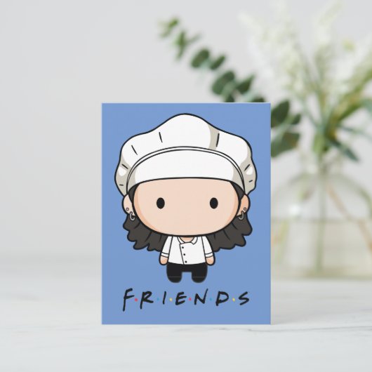 フレンド™ |モニカチビ（小さくかわいく書いた感じ） インビテーションポストカード (スタンド正面)